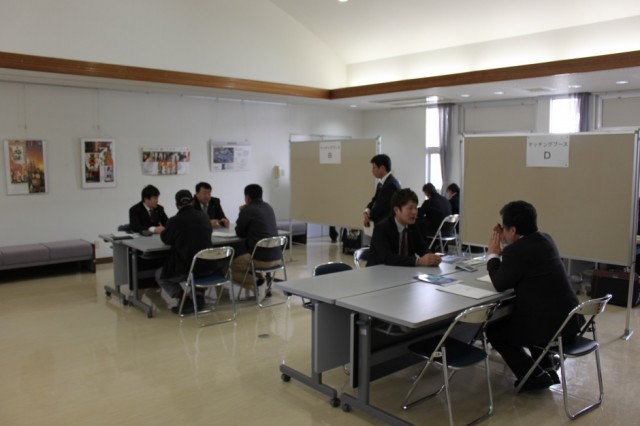 ▲企業チャレンジマッチングの様子